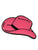Pink Cowgirl Hat Croc Charm