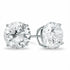 925 Solid Sterling Silver Crystal Studs | 2 Sizes