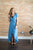 Lily Dusty Blue Wrap Dress - MOB Fashion Boutique