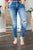 Cuffed Button Fly KanCan Jeans - MOB Fashion Boutique