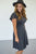 Charcoal Pontee Dress - MOB Fashion Boutique