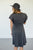 Charcoal Pontee Dress - MOB Fashion Boutique