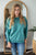 Emerald Washed Crewneck Sweater - MOB Fashion Boutique