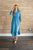 Midi Dress | Blue Polka Dot