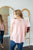 Pink Tiered Babydoll Blouse - MOB Fashion Boutique