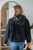 Black Corded Bomber Jacket - MOB Fashion Boutique
