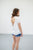 Backless Tee | White - MOB Fashion Boutique