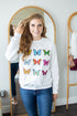 Butterfly Kisses Pullover Sweatshirt