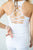 Deceptively Delicious Athletic Tank | White - MOB Fashion Boutique