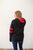 Red and Black Varsity Hoodie | Nursing Option available! - MOB Fashion Boutique
