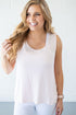 Swoop Back Work Out Tank | Blush
