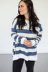 Sailing French Terry Sweater | Navy