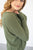 Waffle Knit Button Down Top | Olive - MOB Fashion Boutique