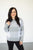 Oversize Buffalo Plaid Sweater | Grey and White - MOB Fashion Boutique