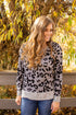 Grey Leopard Sweater