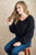 Balloon Sleeve Cropped Sweater - MOB Fashion Boutique