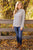 Grey Cowl Neck Sweater - MOB Fashion Boutique