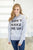 Don't Wake Me Up Heather Grey Crew - MOB Fashion Boutique