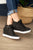 Zoey Wedge Sneaker | Black - MOB Fashion Boutique