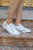 Blowfish Play Sneakers | White Color Washed Cozumel Linen - MOB Fashion Boutique