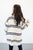 Popcorn Cardi | Ivory and Navy Stripes - MOB Fashion Boutique