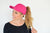C.C. Pony Tail Cap | Bright Pink - MOB Fashion Boutique