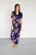 Navy Floral Maxi with Nursing Option - MOB Fashion Boutique