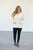 Ivory Spring Quarter Zip Sweater - MOB Fashion Boutique