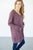 V-Neck Pocketed Tunic | Faded Plum - MOB Fashion Boutique