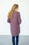 V-Neck Pocketed Tunic | Faded Plum - MOB Fashion Boutique