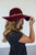 Leather Banded Floppy Felt Hat | 4 Colors - MOB Fashion Boutique