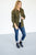 Embroidered Aztec Cargo Jacket | Olive - MOB Fashion Boutique