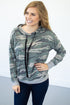 Dropped Shoulder Camo Hoodie