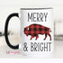 Merry and Bright Buffalo 15 oz Mug