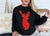 Sequin Reindeer Crewneck Sweatshirt - MOB Fashion Boutique
