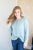 Sage and Lace Long Sleeve Top - MOB Fashion Boutique