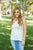 Ribbed Tank | Ivory - MOB Fashion Boutique